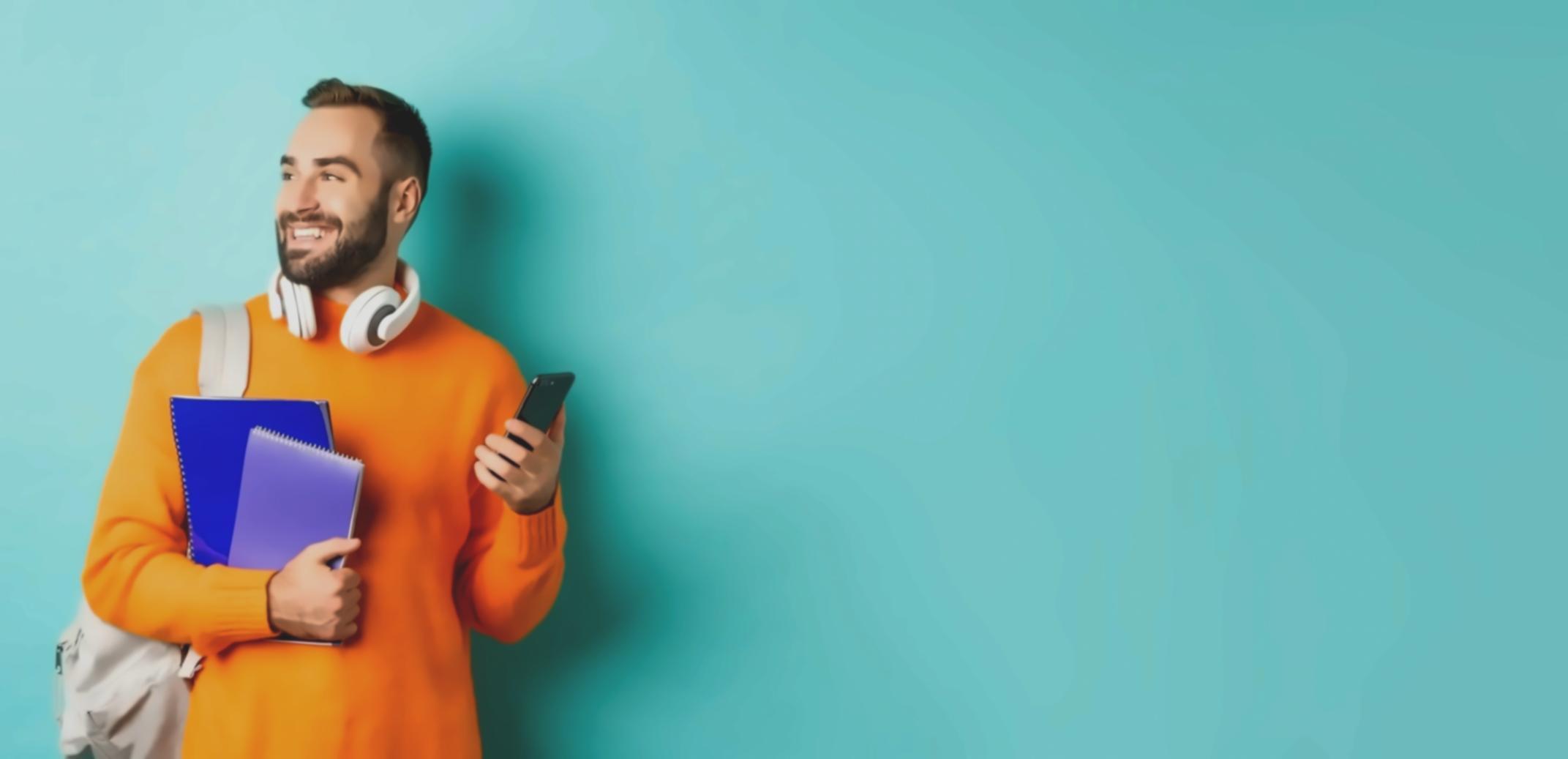 Estudiante trabajando con software de análisis financiero en clase práctica